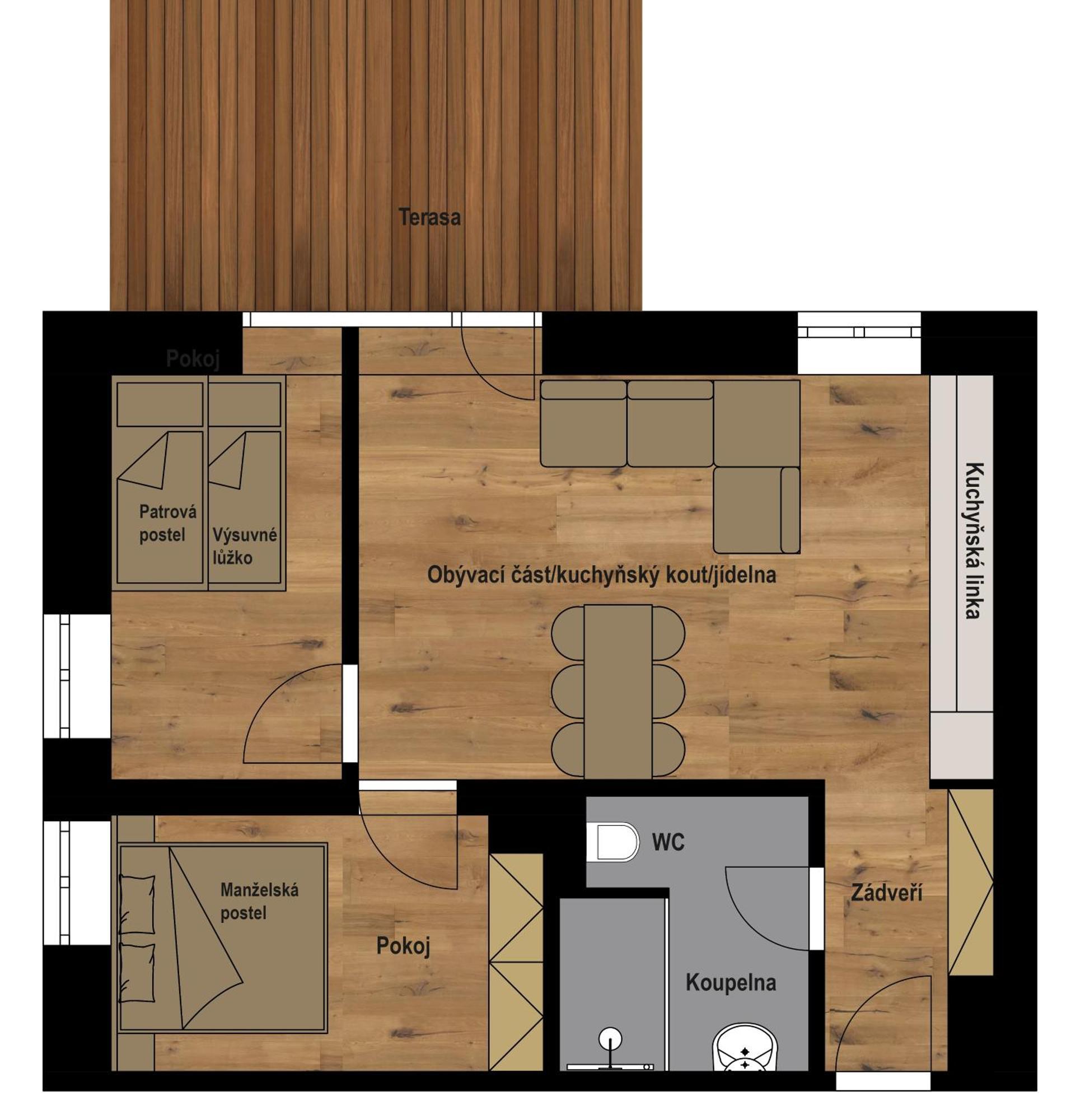 פץ פוד סניישקו Apartmany Barth Holiday - Rezidence Maj חדר תמונה